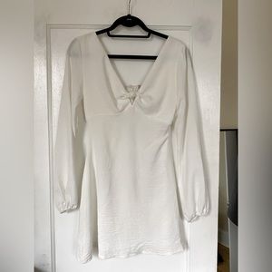 Mini white dress